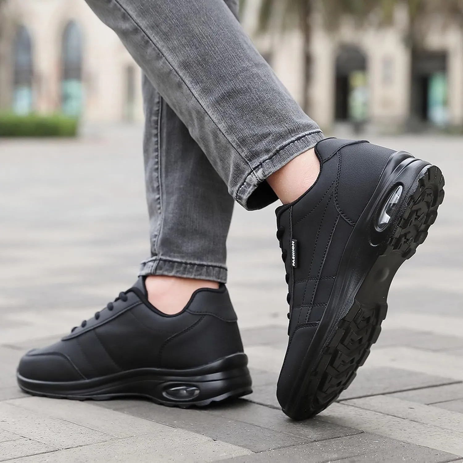 Jogging Walking Sneakers for Men Casual Sneaker Mesh Breathable Walking Shoe Breathable Diabetic Shoes for Men