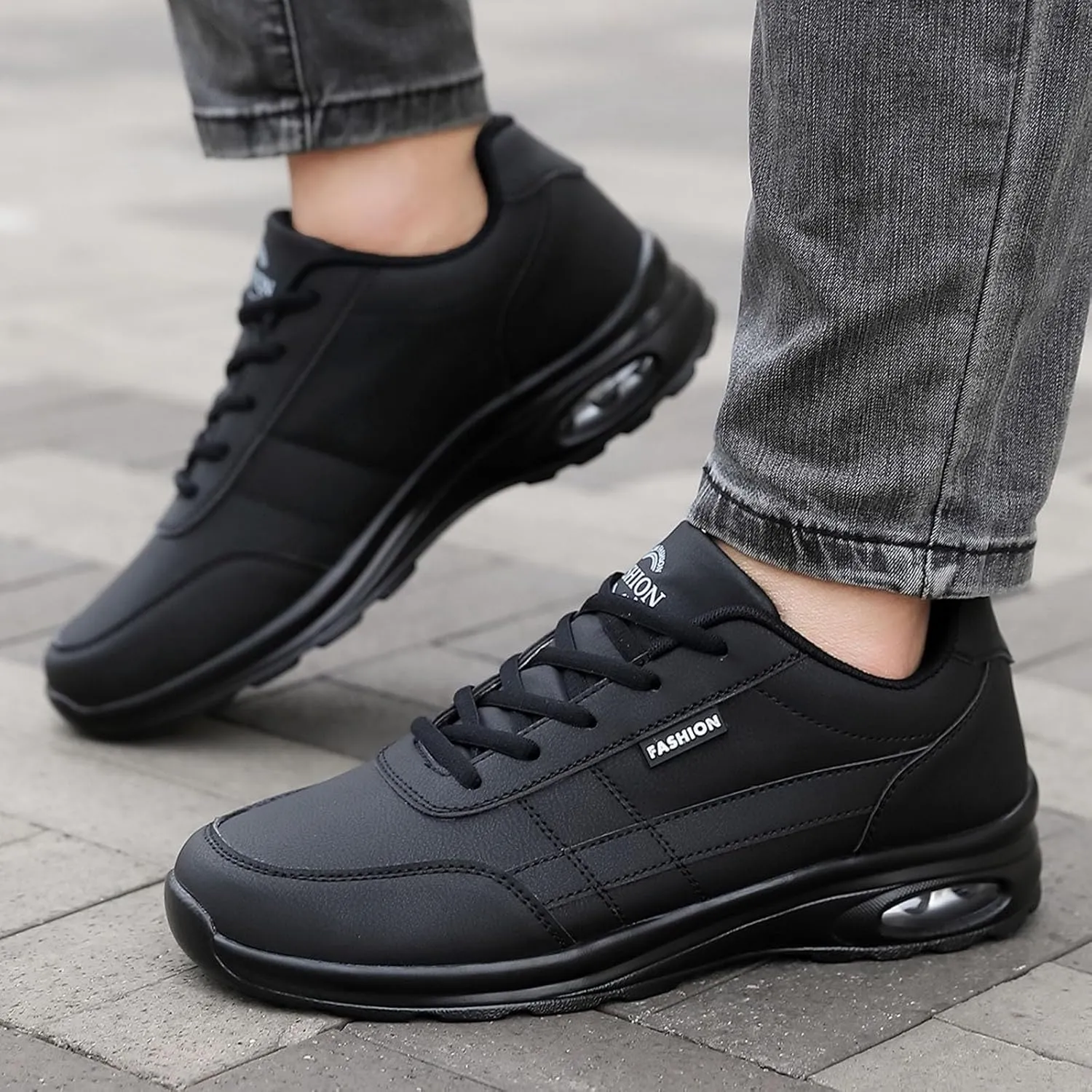 Jogging Walking Sneakers for Men Casual Sneaker Mesh Breathable Walking Shoe Breathable Diabetic Shoes for Men