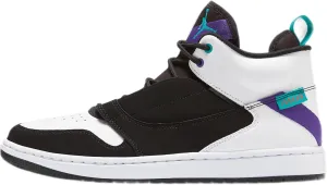 Jordan Mens Fadeaway Leather High Top Basketball Shoes