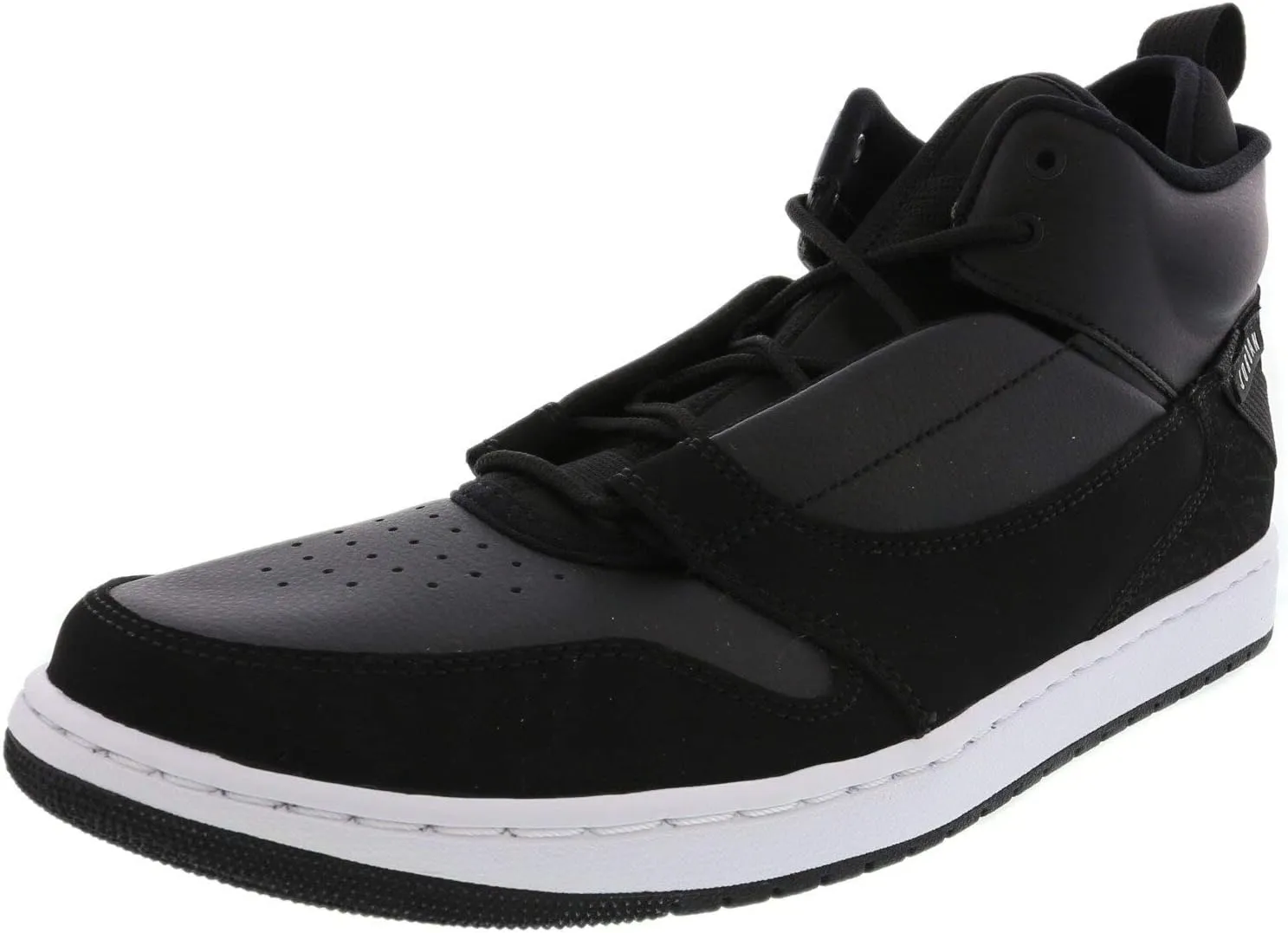Jordan Mens Fadeaway Leather High Top Basketball Shoes