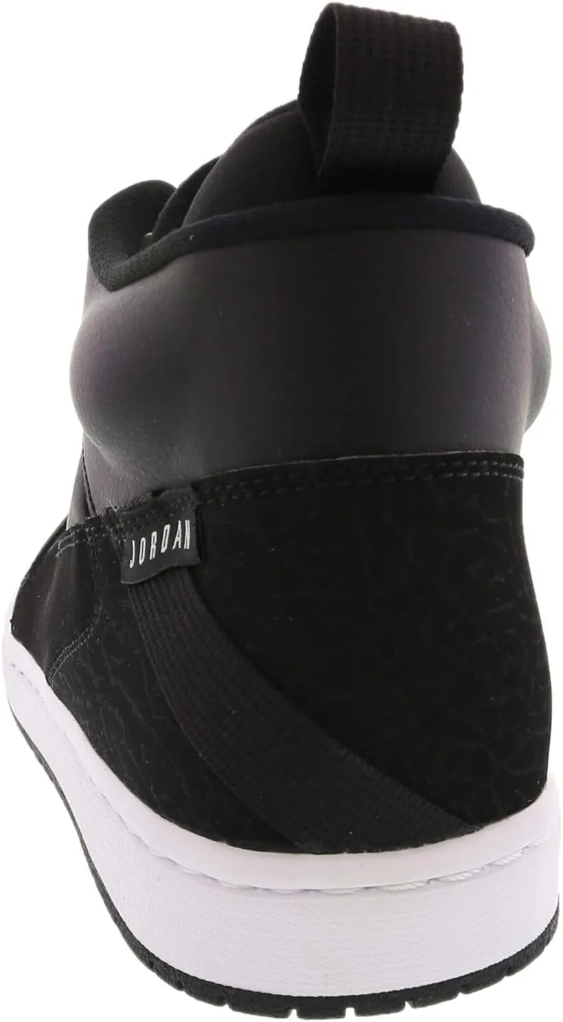 Jordan Mens Fadeaway Leather High Top Basketball Shoes