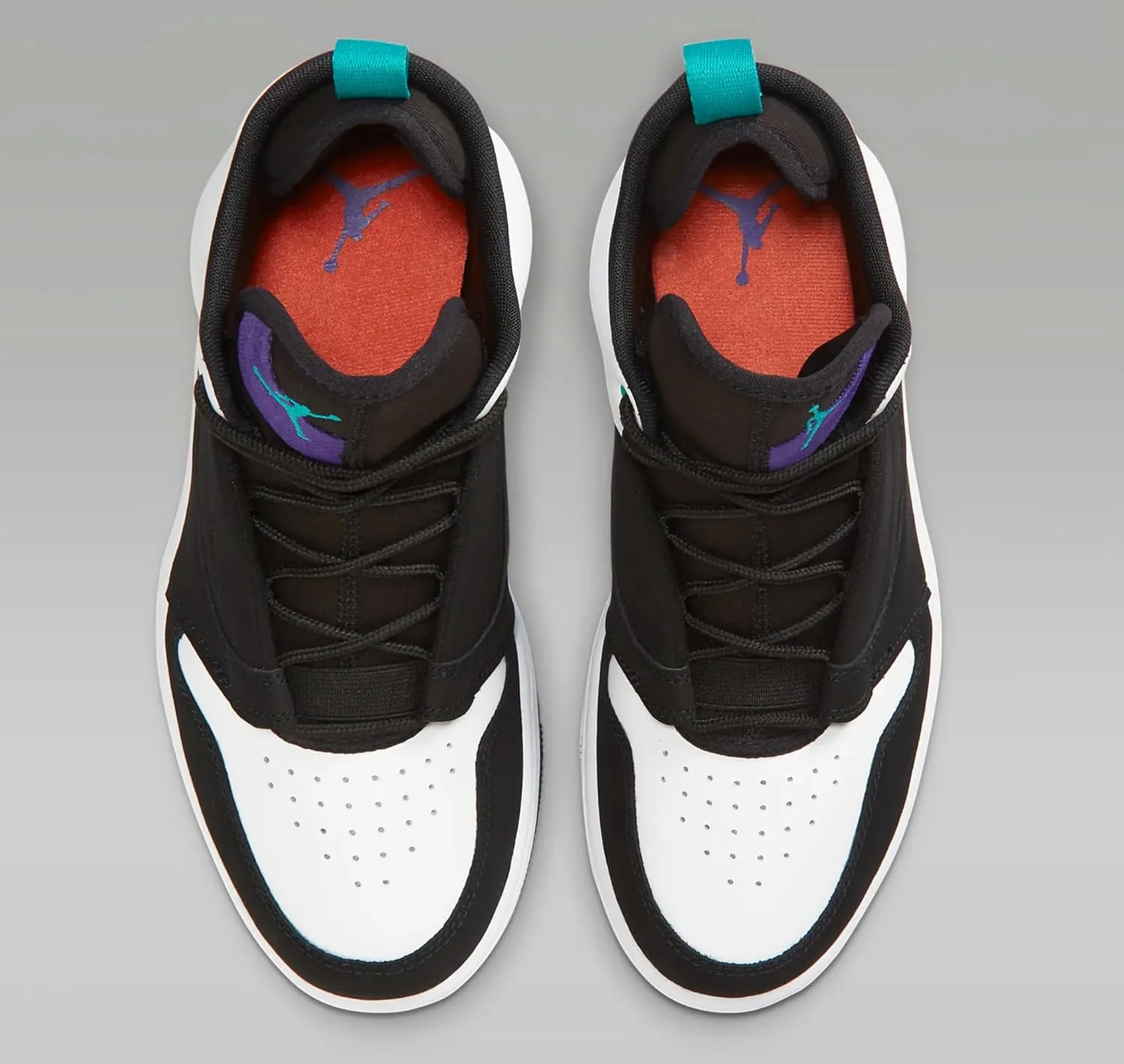 Jordan Mens Fadeaway Leather High Top Basketball Shoes