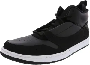 Jordan Mens Fadeaway Leather High Top Basketball Shoes