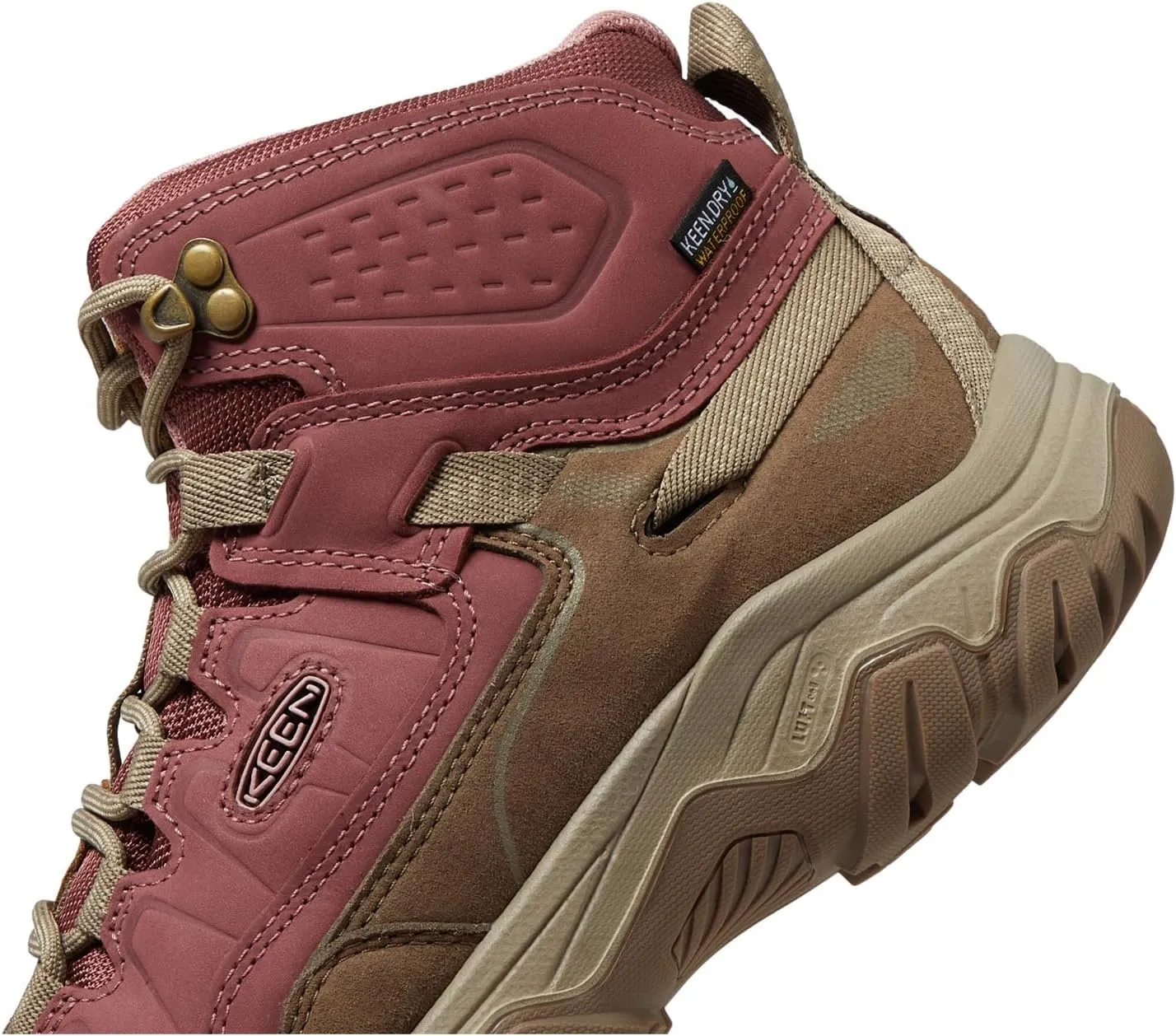 KEEN Women's Targhee 4 Mid Height Durable Comfortable Waterproof Hiking Boot