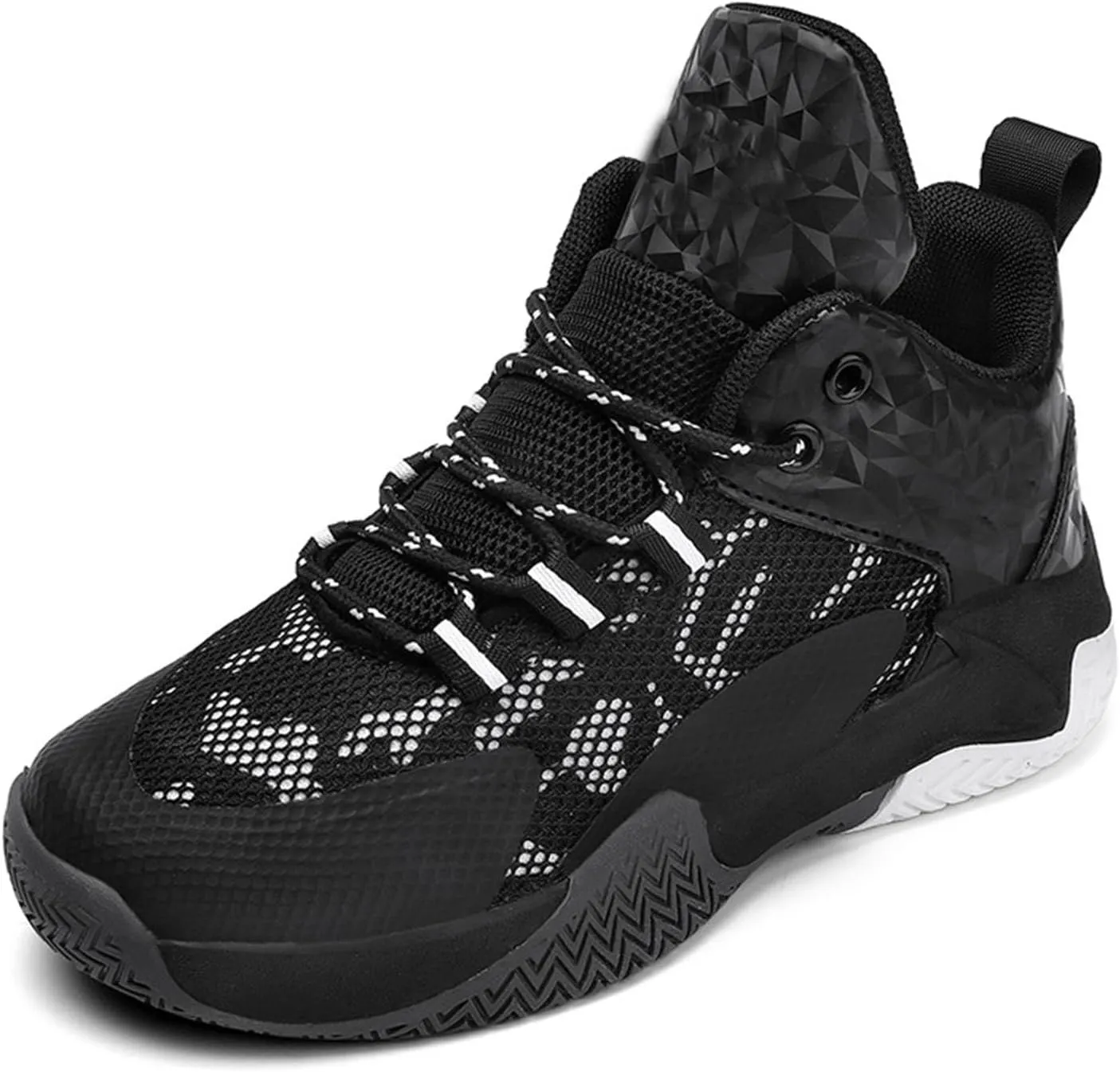 Kid's Basketball Shoes Boys Sneakers Girls Trainers Comfort High Top Basketball Shoes for Boys(Little Youth Shoes Boys