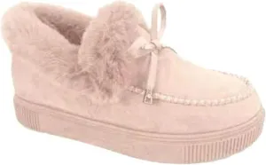 Ladmiple Boots For Women Ankle Booties Winter Snow Boots Slip on Fur Lined Cold Weather Warm Comfortable Loafers Shoes 2024