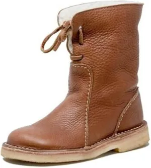 Ladmiple Snow Boots For Women Cute High Top Warm Ankle Booties Comfortable Slip On Outdoor Fur Lined Walking Winter Shoes