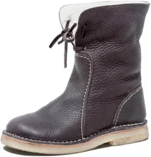 Ladmiple Snow Boots For Women Cute High Top Warm Ankle Booties Comfortable Slip On Outdoor Fur Lined Walking Winter Shoes