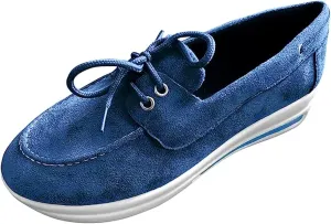 Lausiuoe Womens Shoes Casual Dressy Fashion Canvas Shoes Round Toe Non-Slip Slip On Sneakers Comfortable Walking Flat Loafers