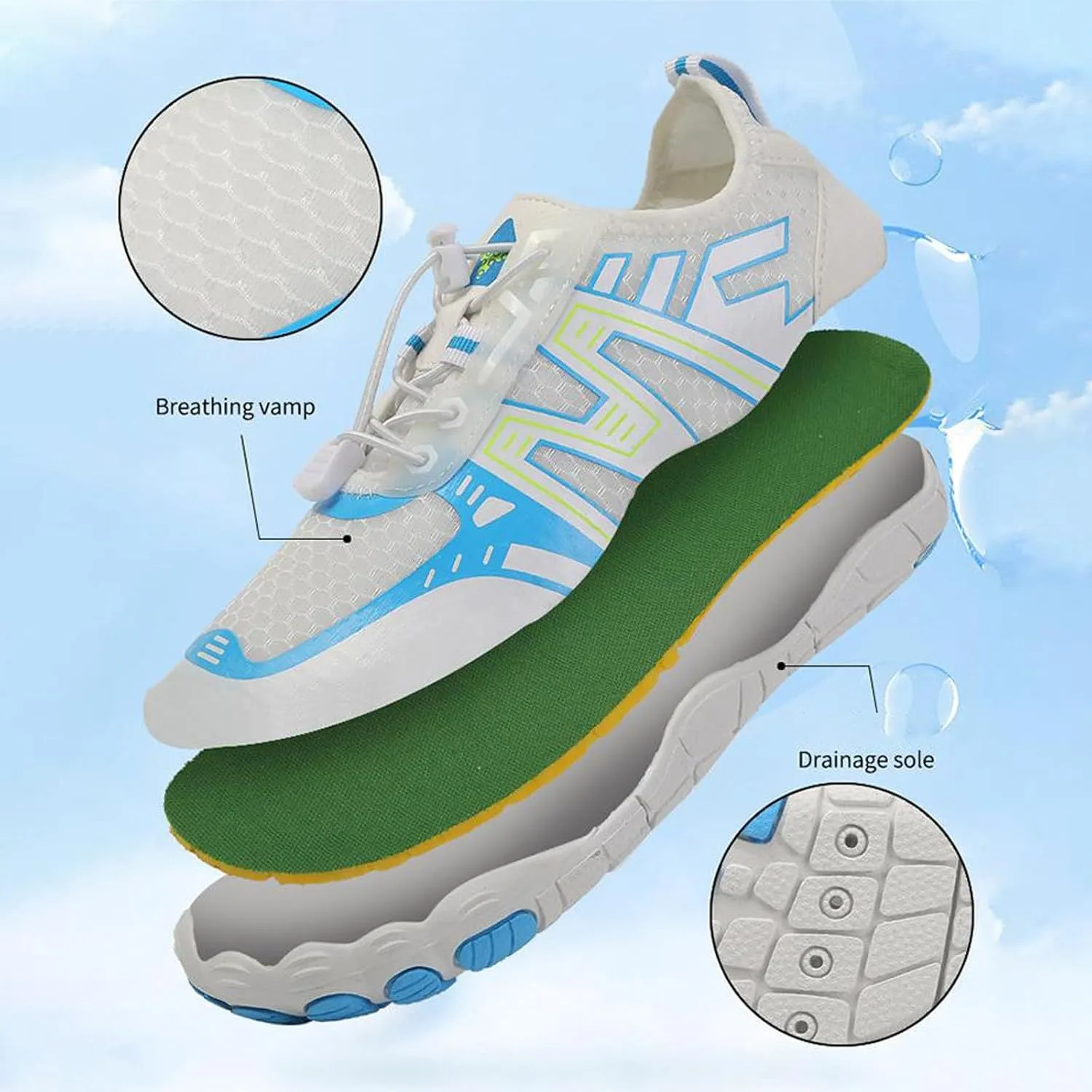 Lightweight Arch Support Sneakers for Men Breathable Mesh Fashion Sneaker Lightweight Non Slip Sneakers for Men