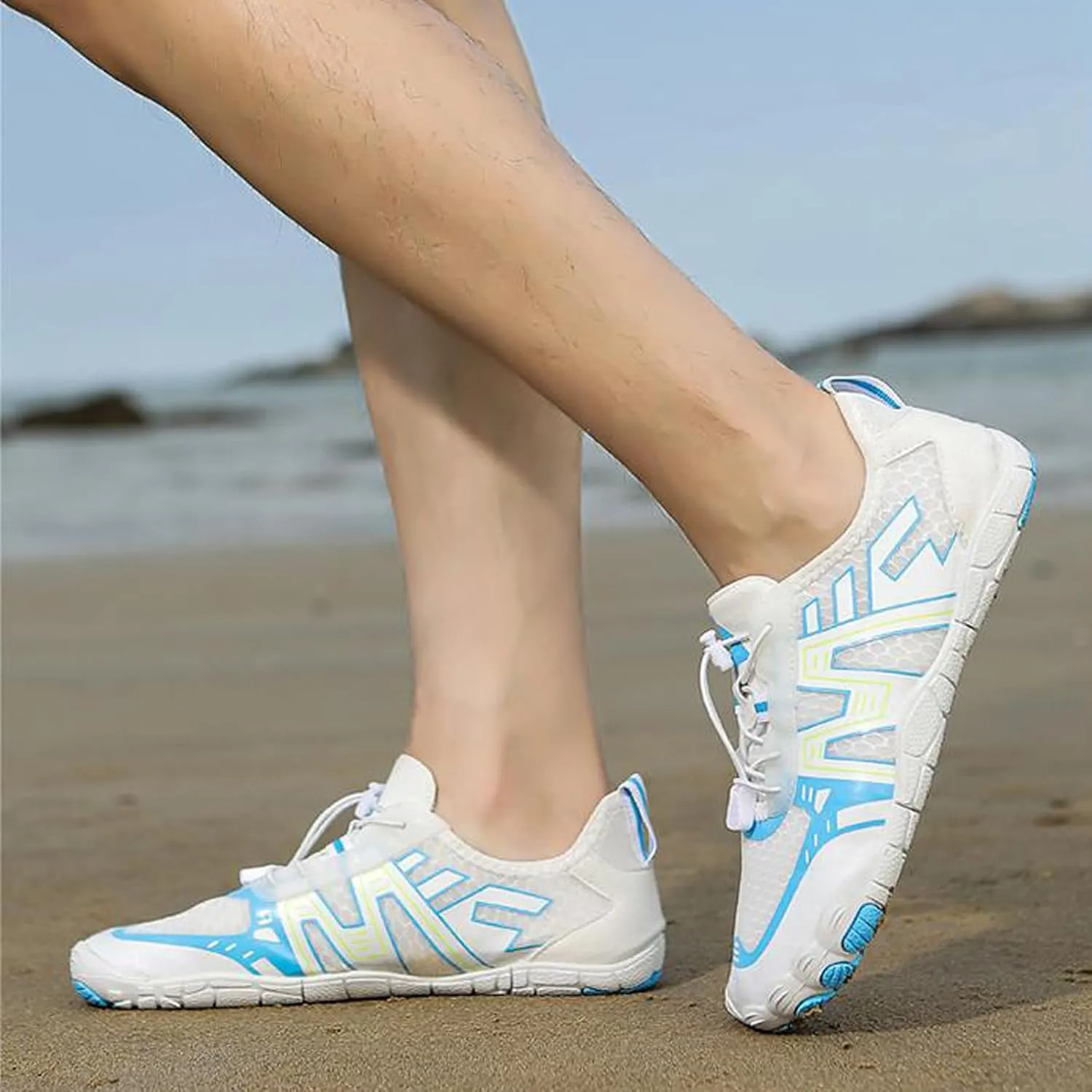 Lightweight Arch Support Sneakers for Men Breathable Mesh Fashion Sneaker Lightweight Non Slip Sneakers for Men