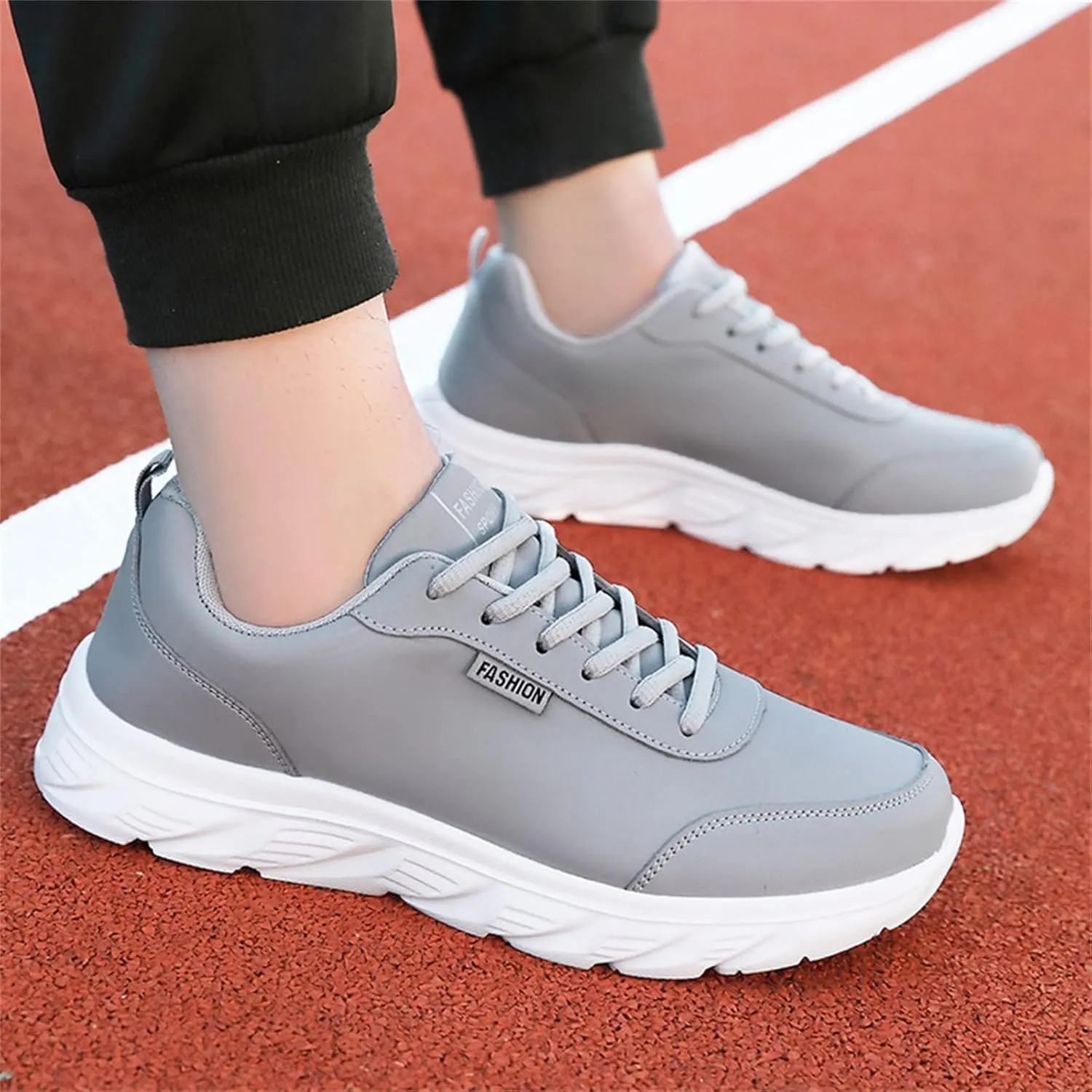 Lightweight Arch Support Sneakers for Men Lightweight Breathable Slip on Running Shoe Comfortable Stretch Shoes
