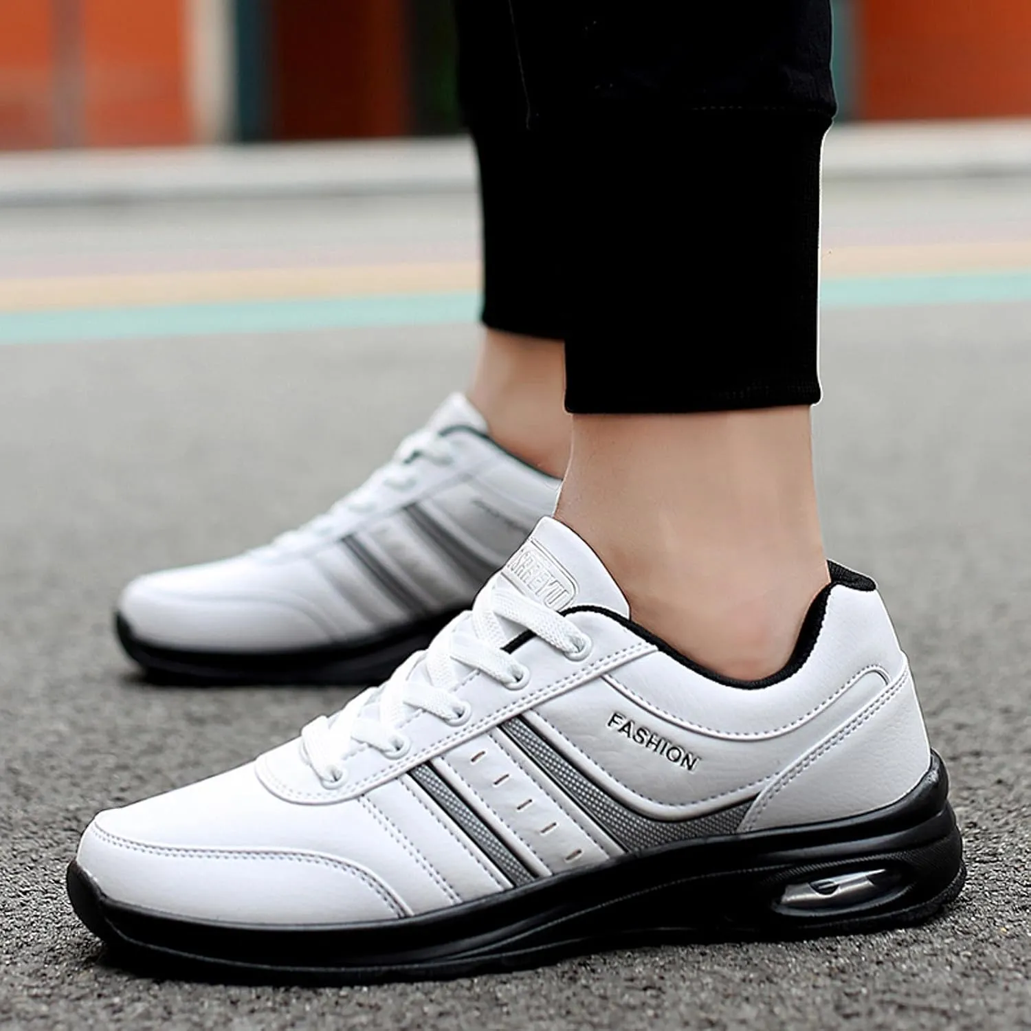 Lightweight Arch Support Sneakers for Men Non Slip Lightweight Workout Shoe Men's Classic Casual Walking Shoes
