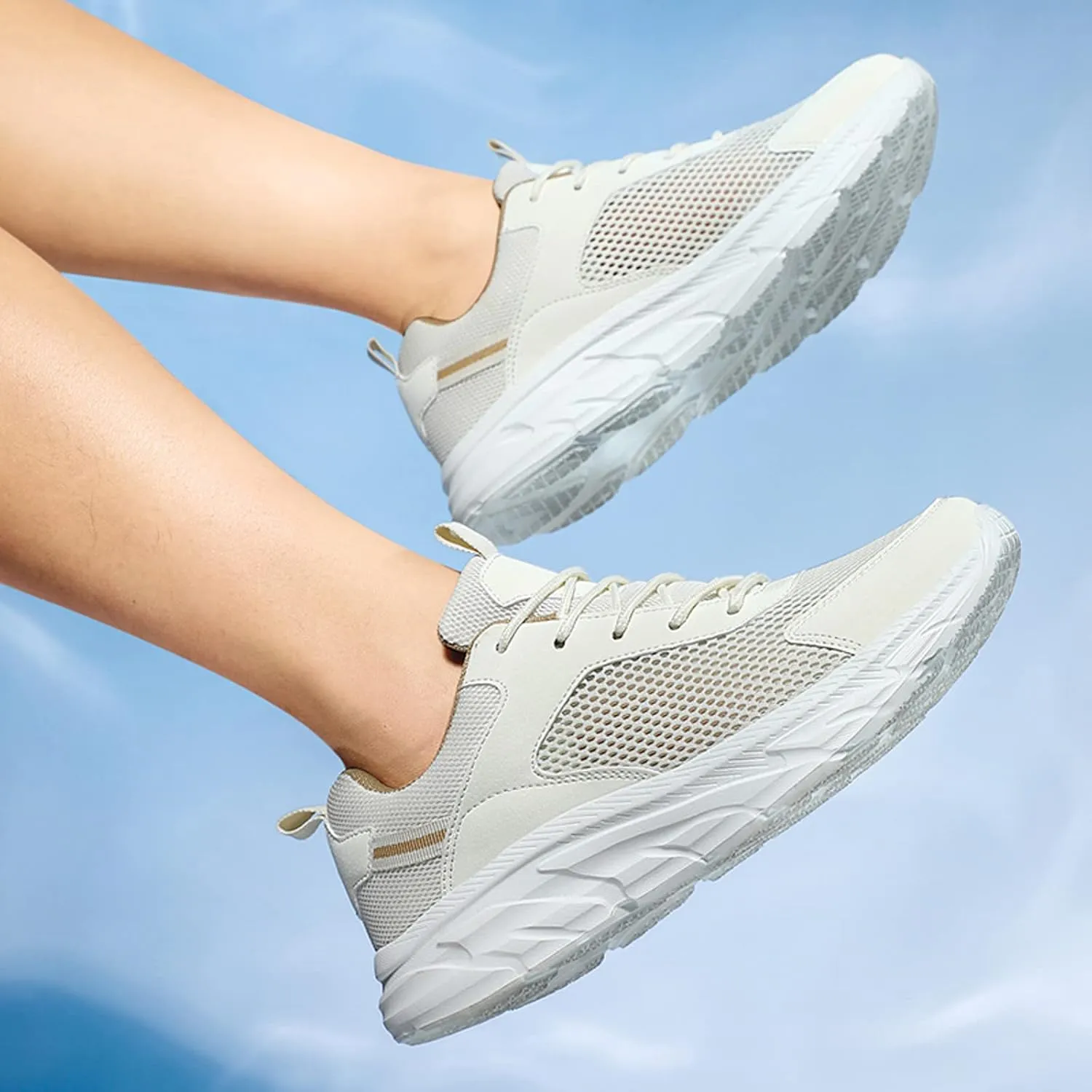 Lightweight Arch Support Sneakers for Men Non Slip Lightweight Workout Shoe Men's Stylish Lightweight Sneakers