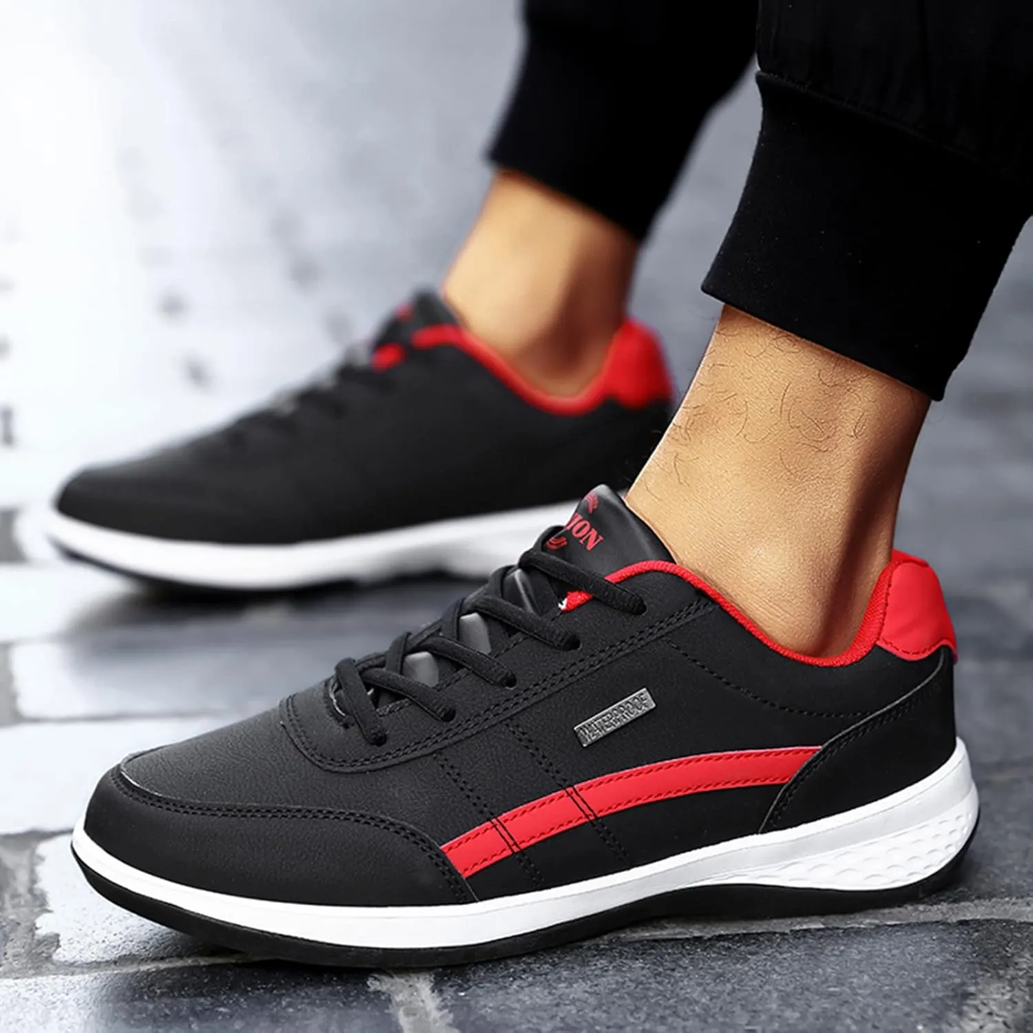Lightweight Hiking Shoes for Men Casual Sneaker Mesh Breathable Walking Shoe Men's Lightweight Cushion Sneakers