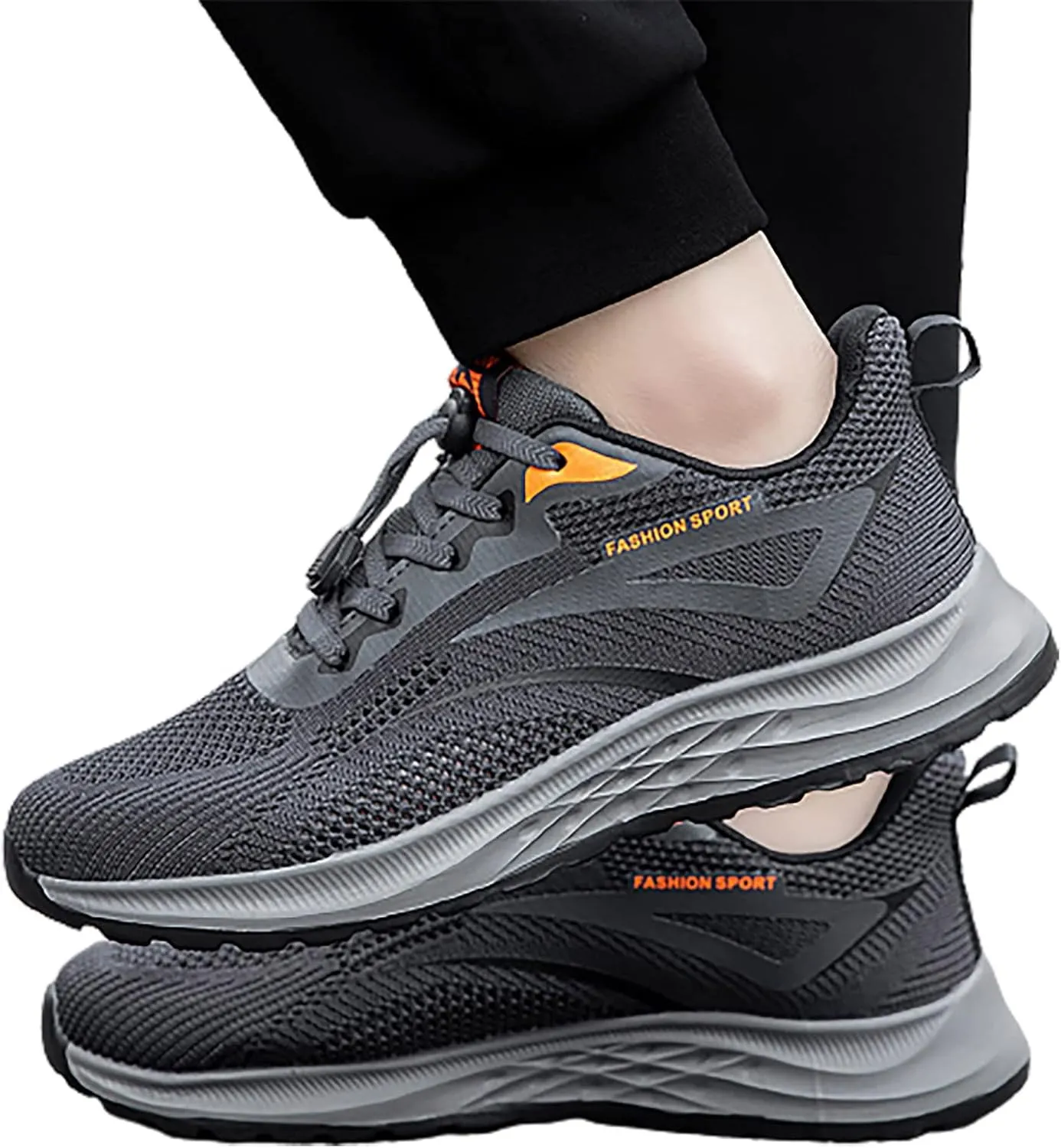 Lightweight Hiking Shoes for Men Comfortable Lightweight Casual Walking Shoe Men's Lightweight Cushion Sneakers