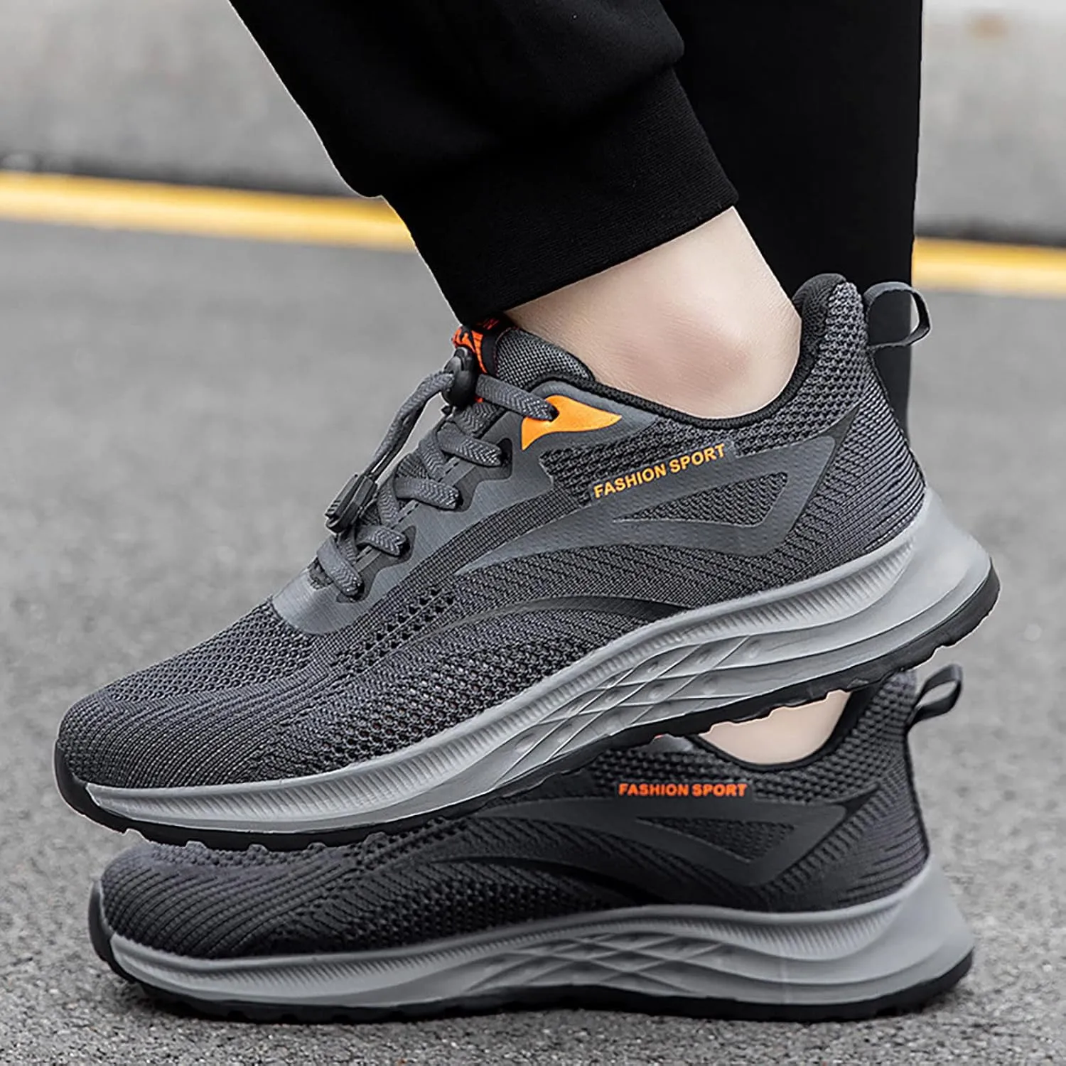Lightweight Hiking Shoes for Men Comfortable Lightweight Casual Walking Shoe Men's Lightweight Cushion Sneakers