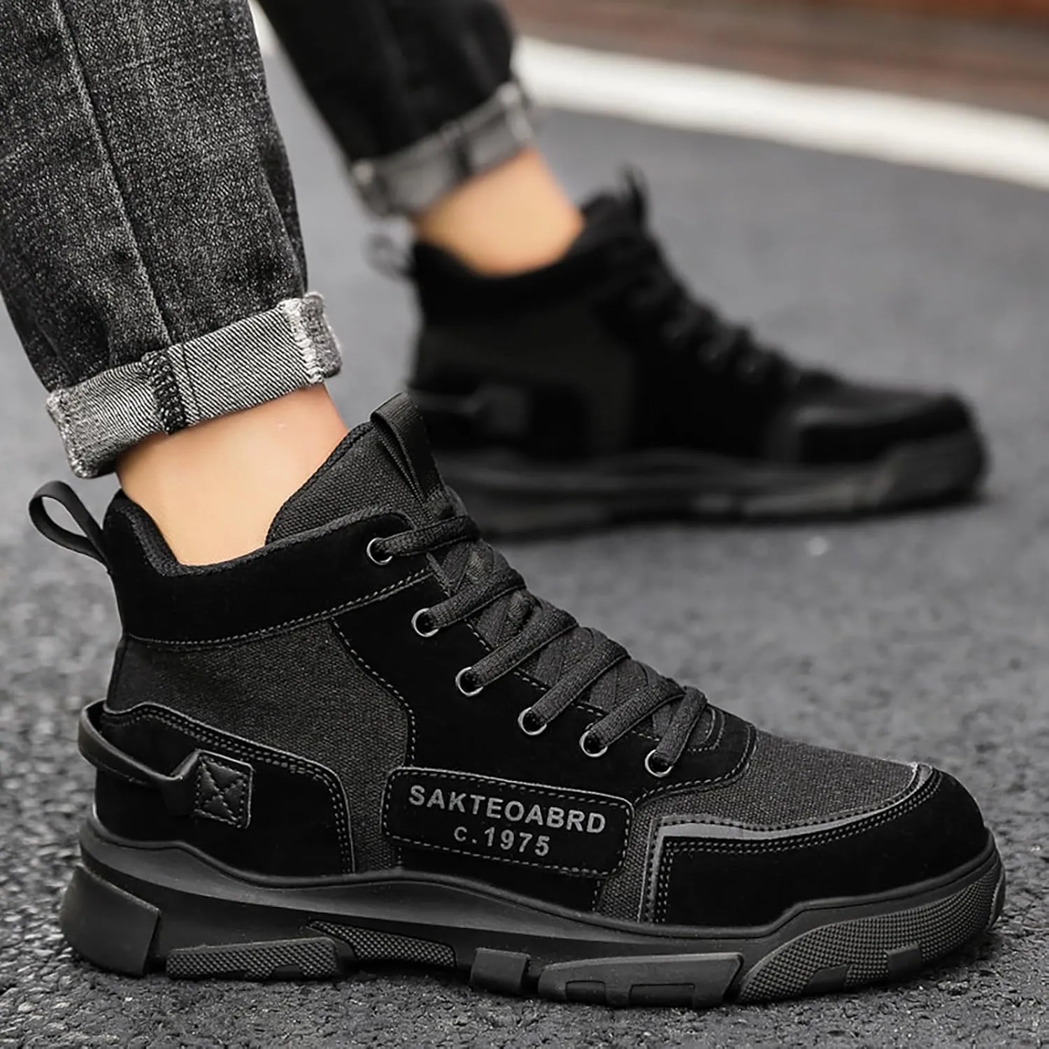 Lightweight Hiking Shoes for Men Lightweight Breathable Slip On Running Shoe Athletic Fashion Sneakers for Men