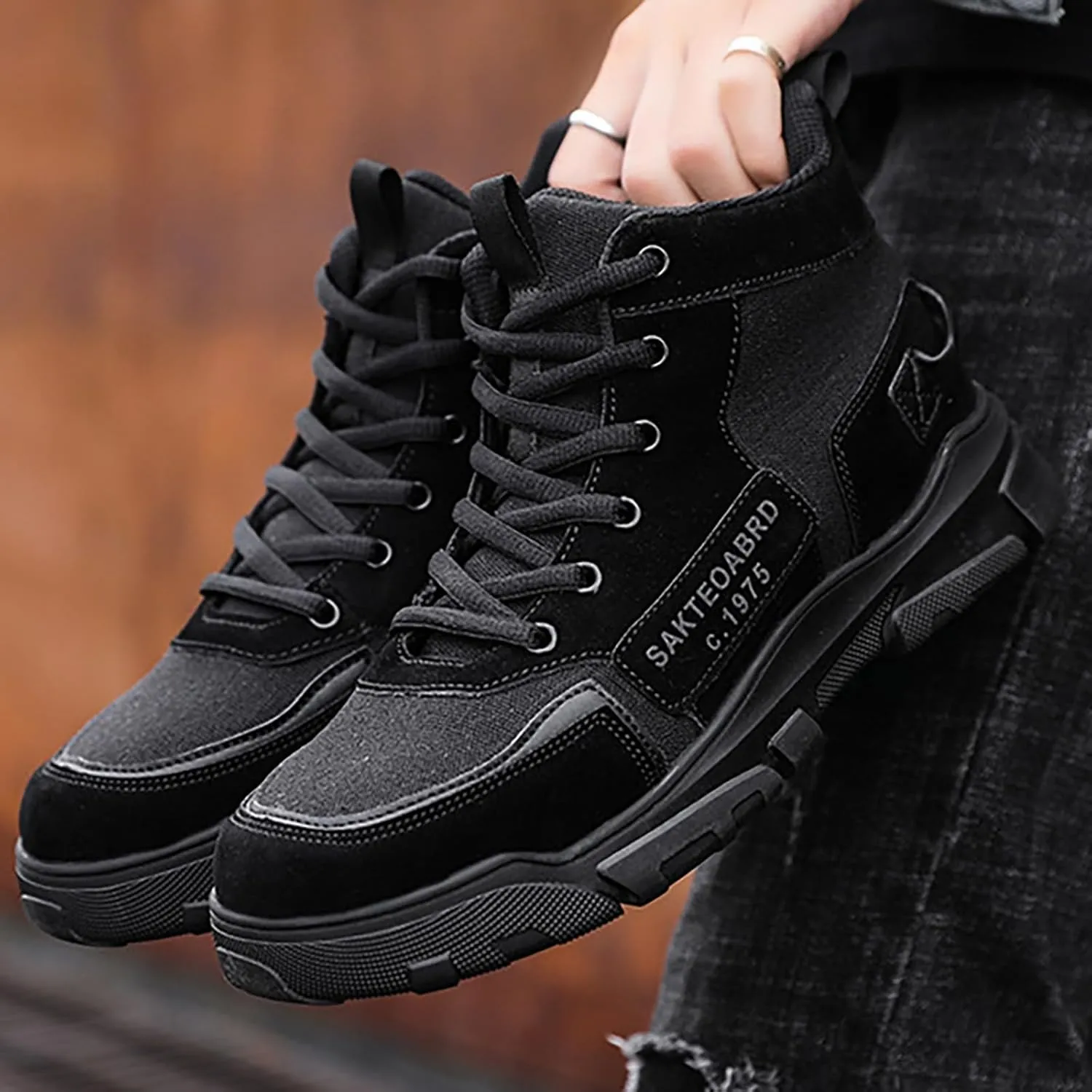Lightweight Hiking Shoes for Men Lightweight Breathable Slip On Running Shoe Athletic Fashion Sneakers for Men