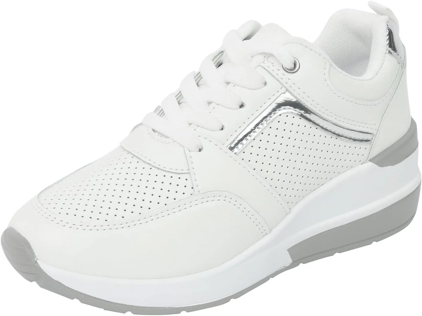 Lightweight Nursing Shoes for Women Sports Workout Gym Shoes for Running Classic Athletic Skateboard Sneakers