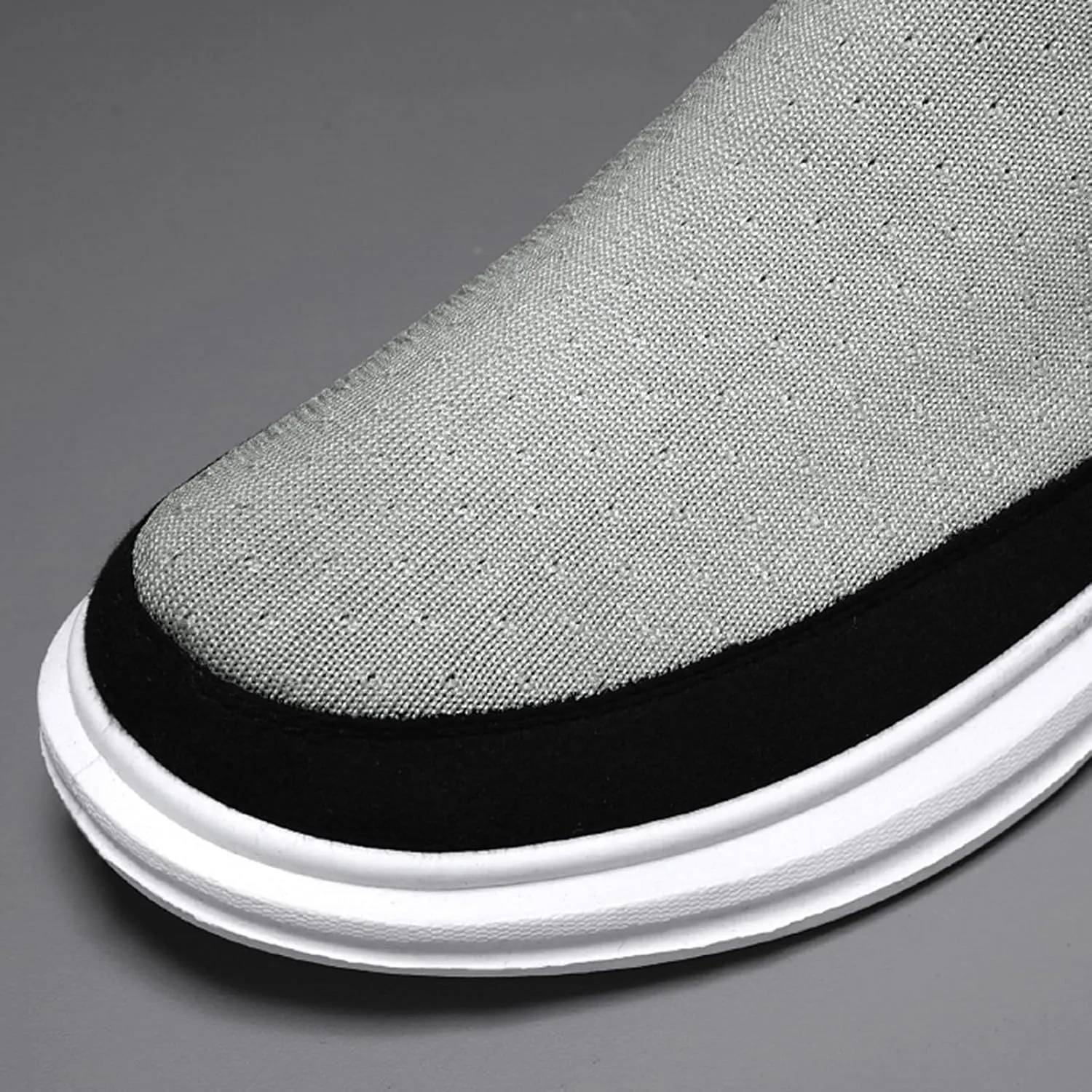 Lightweight Shoes Men Thick Sole Breathable Casual Shoes Breathable Non Slip Cloth Single Casual Fashion