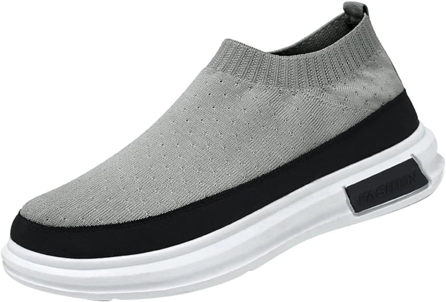 Lightweight Shoes Men Thick Sole Breathable Casual Shoes Breathable Non Slip Cloth Single Casual Fashion