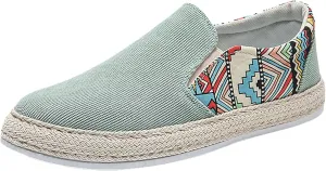 Lightweight Shoes Men's Casual Low Boots Canvas Slip On Shoes in Spring and Summer