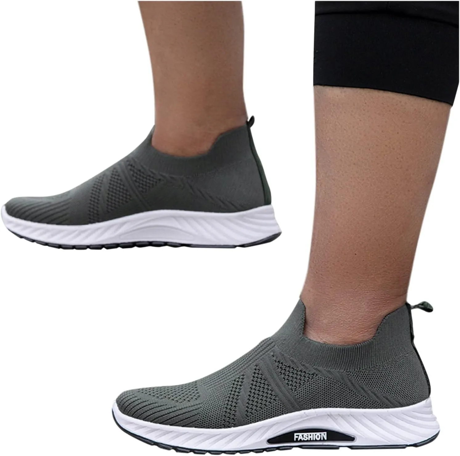 Lightweight Work Shoes for Men Comfortable Breathable Lightweight Tennis Shoe Lightweight Elderly Slip on Shoes