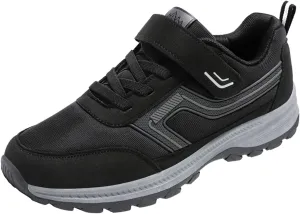 Men Walking Shoes Wide Hiking Shoes Waterproof Outdoor Work Shoes Trails Sneakers Casual Comfortable Trekking Shoes