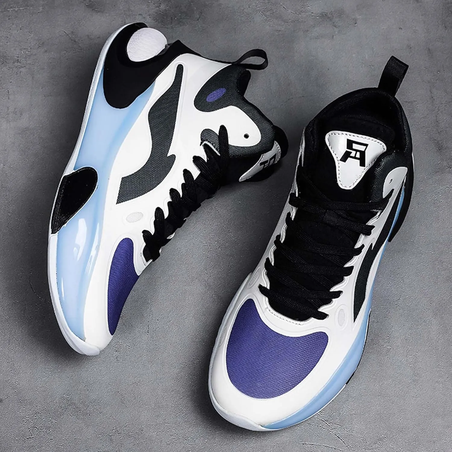 Men Women Non-Slip Basketball Shoes Fashion Breathable Sneakers Cushioning Rebound Sports Running Shoes Street Walking Casual Sports Basketball Shoes
