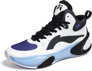 Men Women Non-Slip Basketball Shoes Fashion Breathable Sneakers Cushioning Rebound Sports Running Shoes Street Walking Casual Sports Basketball Shoes