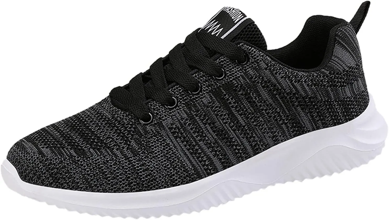 Men's Athletic Running Shoes Lace Up Lightweight Breathable Fashion Sneaker Lightweight Diabetic Shoes for Men