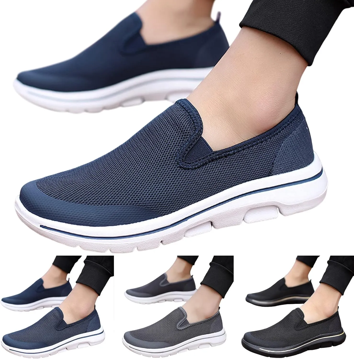 Mens Athletic Shoes Men's Fashion Sneakers Walking Shoe for Men Sneaker for Men Mesh Running Trail Sneaker