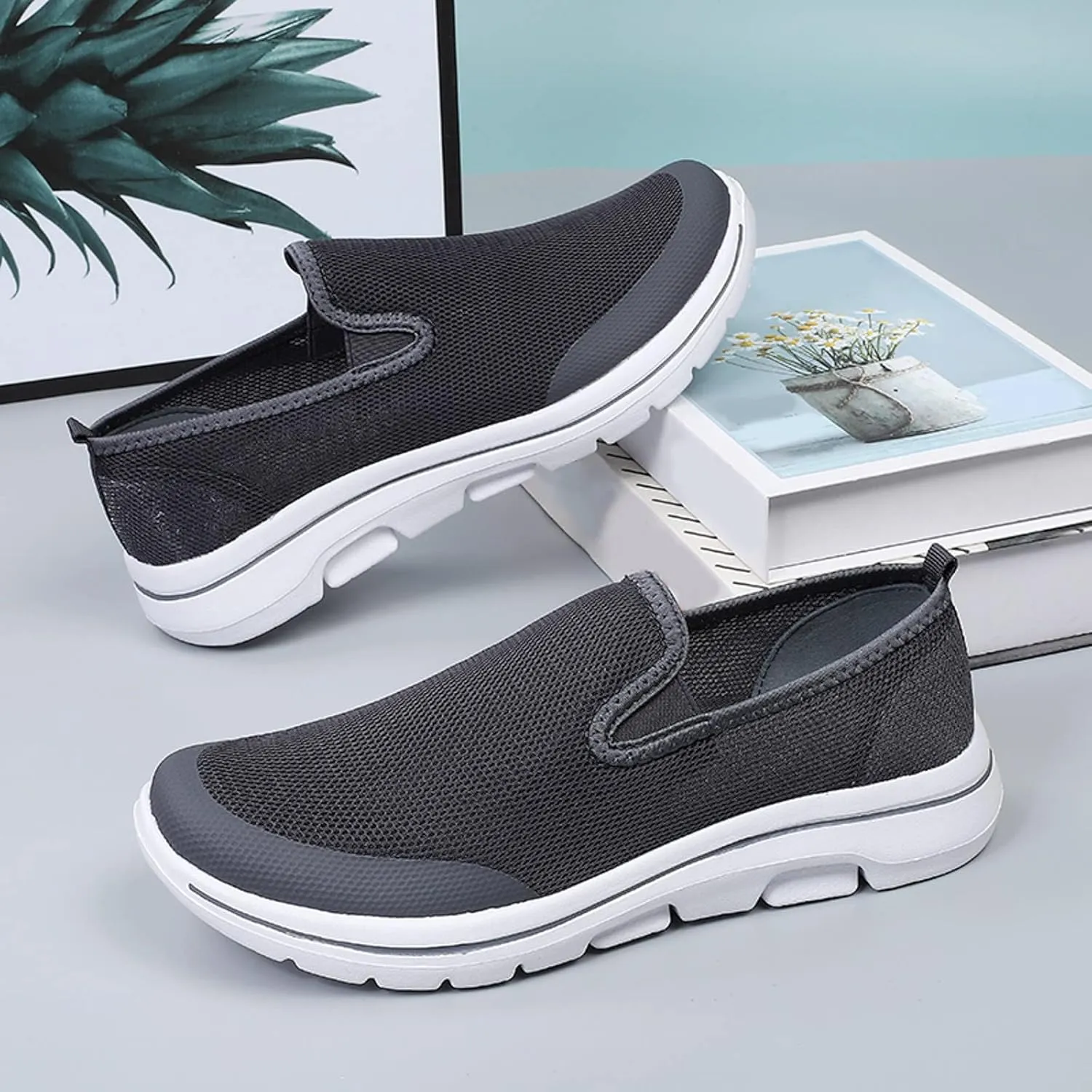 Mens Athletic Shoes Men's Fashion Sneakers Walking Shoe for Men Sneaker for Men Mesh Running Trail Sneaker