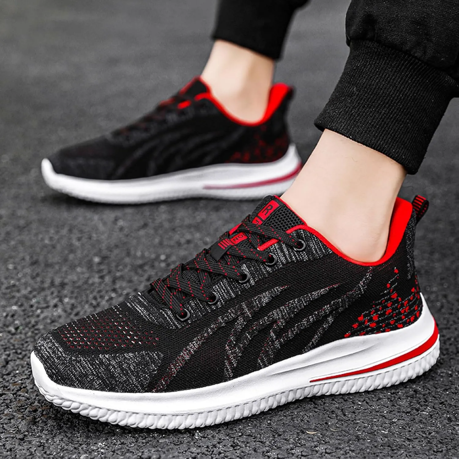 Men's Breathable Barefoot Shoes Breathable Casual Comfortable Walking Sneaker Outdoor Non Slip Jogging Sneakers