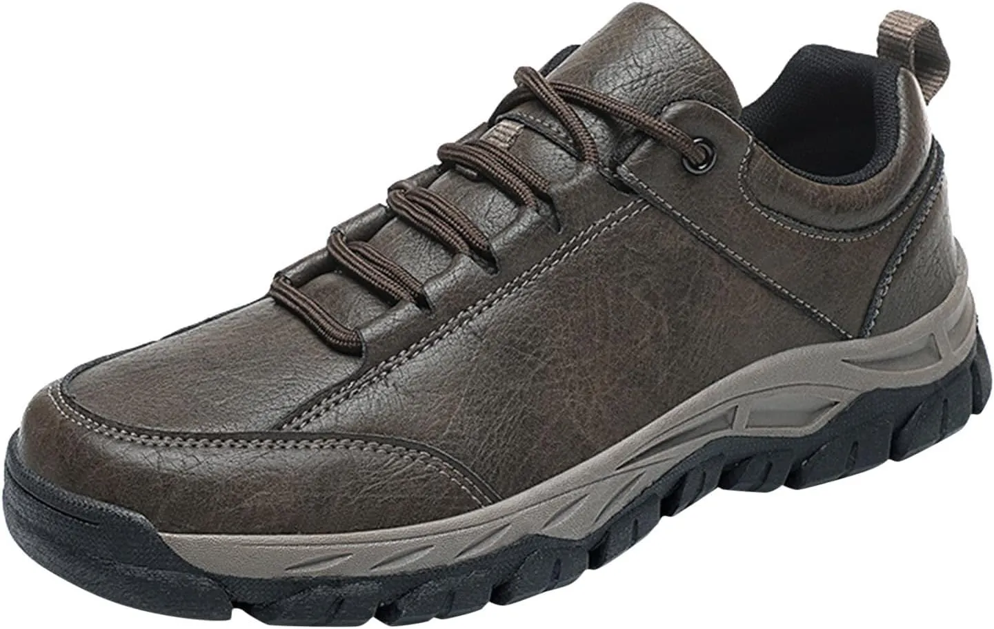 Mens Breathable Lace Up Running Shoes Breathable Mesh Comfortable Tennis Shoe Non Slip Work Sport Shoes for Men