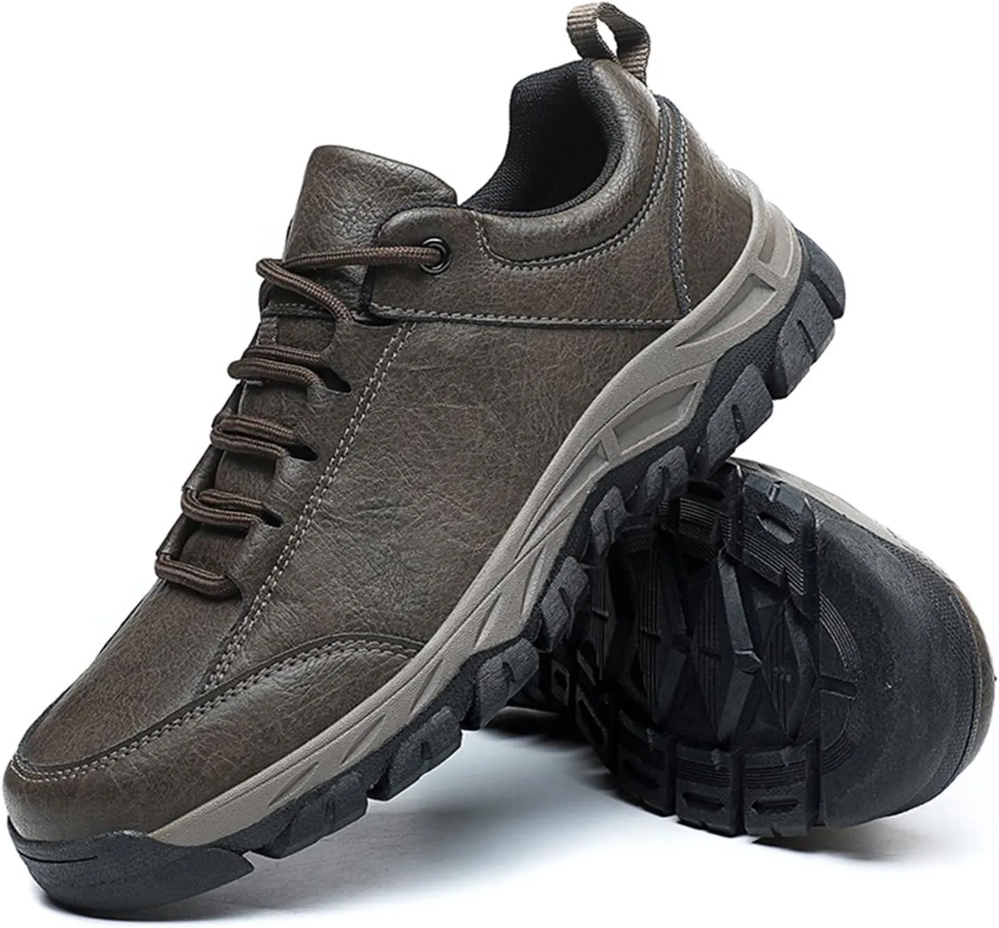 Mens Breathable Lace Up Running Shoes Breathable Mesh Comfortable Tennis Shoe Non Slip Work Sport Shoes for Men