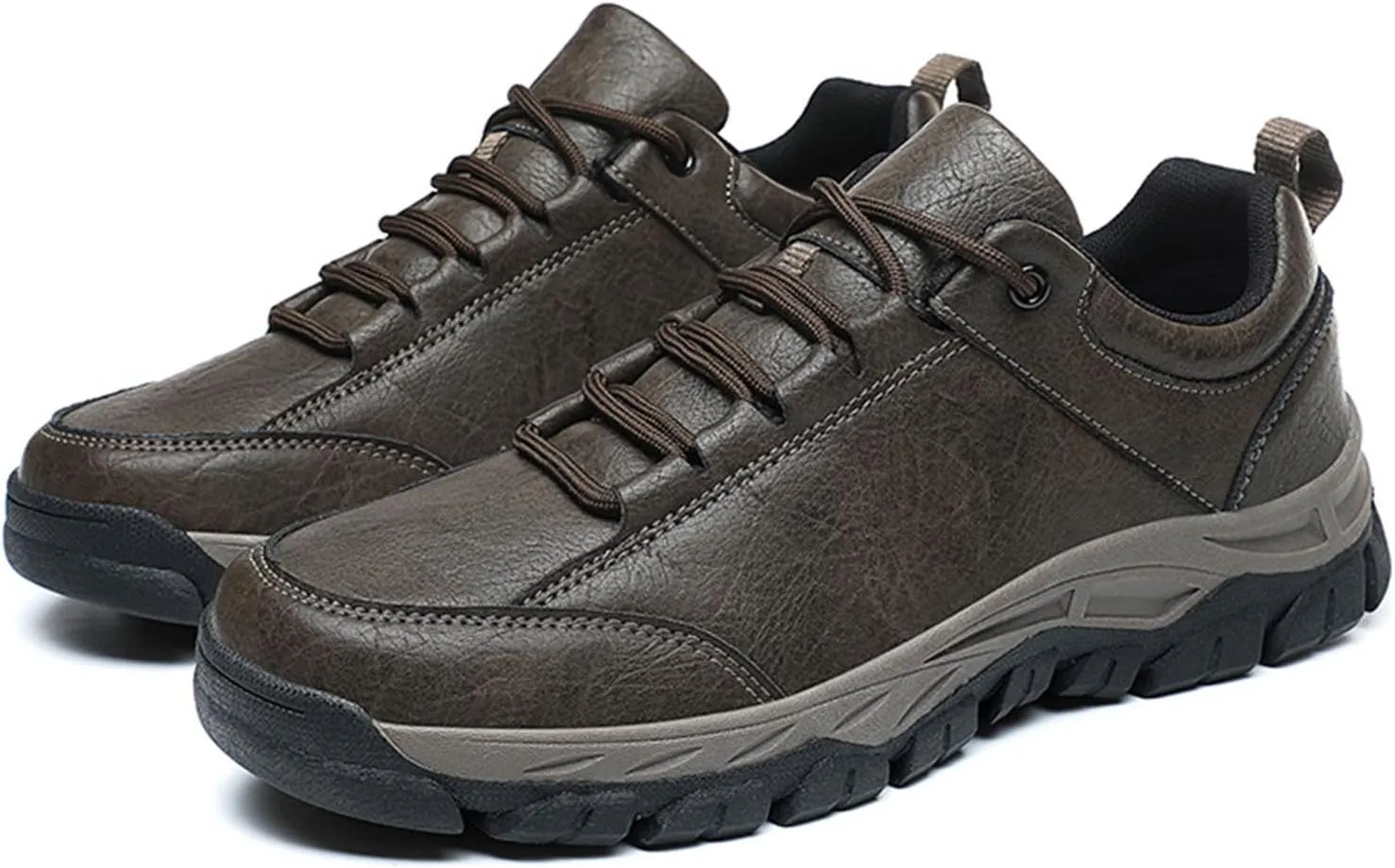 Mens Breathable Lace Up Running Shoes Breathable Mesh Comfortable Tennis Shoe Non Slip Work Sport Shoes for Men
