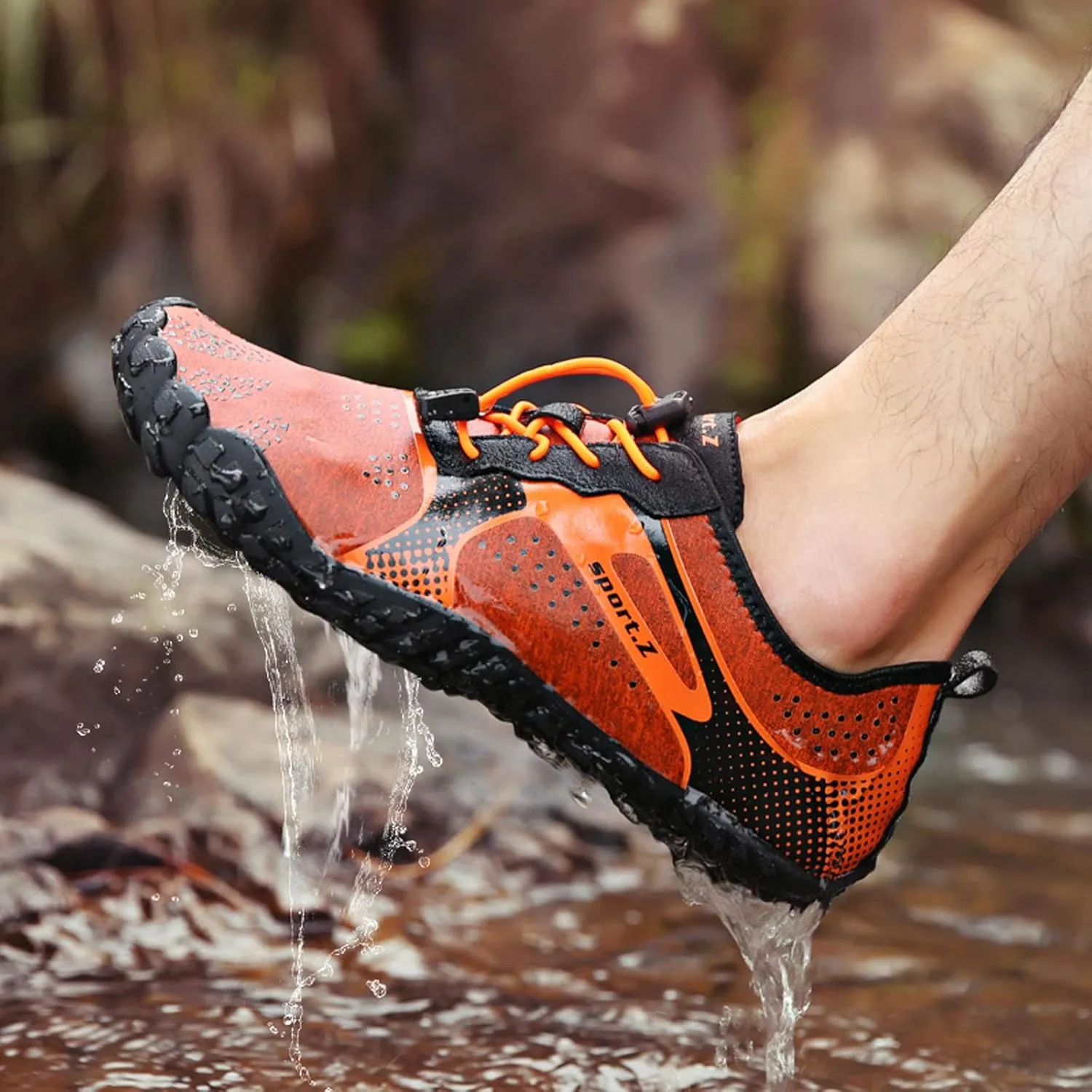 Men's Breathable Stretch Workout Shoes Breathable Casual Comfortable Walking Sneaker Comfortable Stretch Shoes