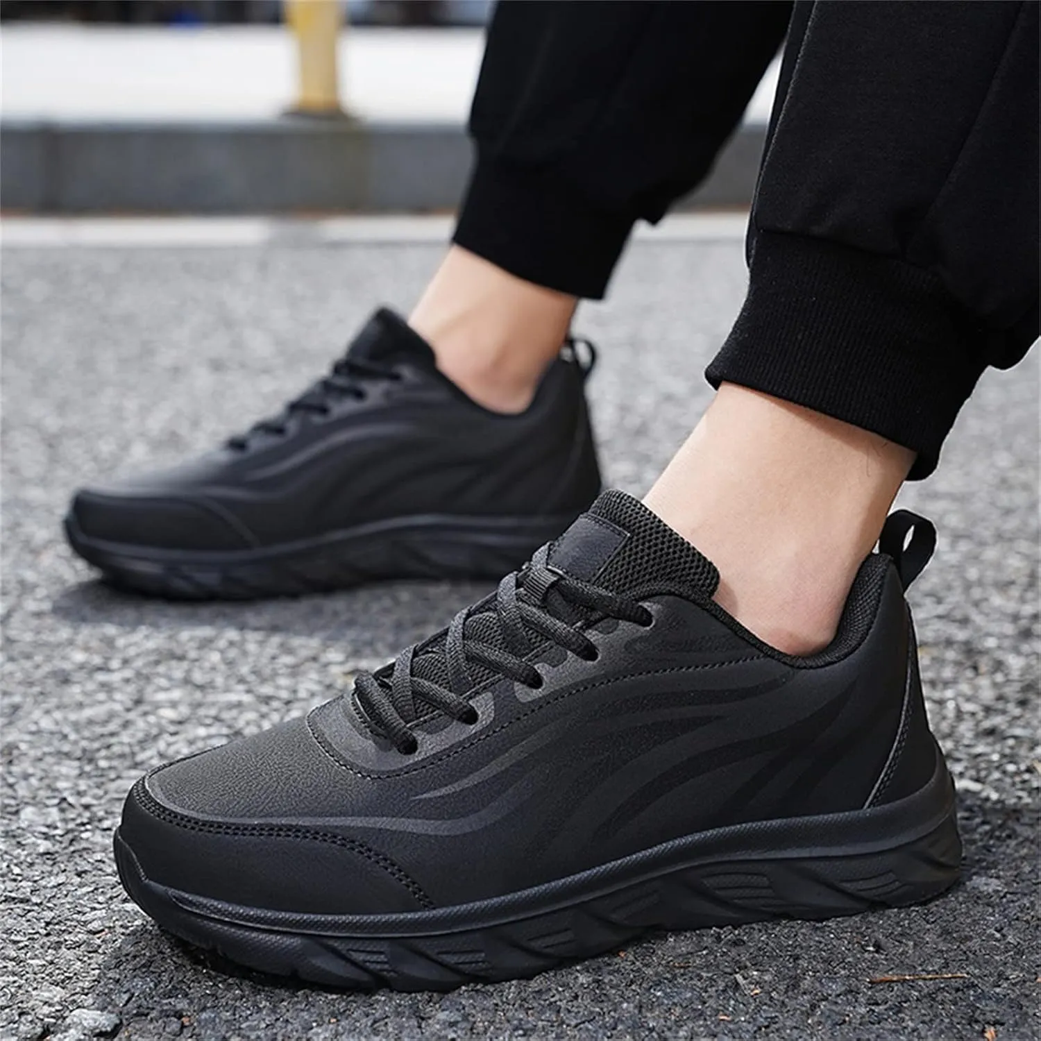 Men's Breathable Stretch Workout Shoes Breathable Elastic Fly Woven Mesh Sneaker Men's Comfortable Dress Shoes