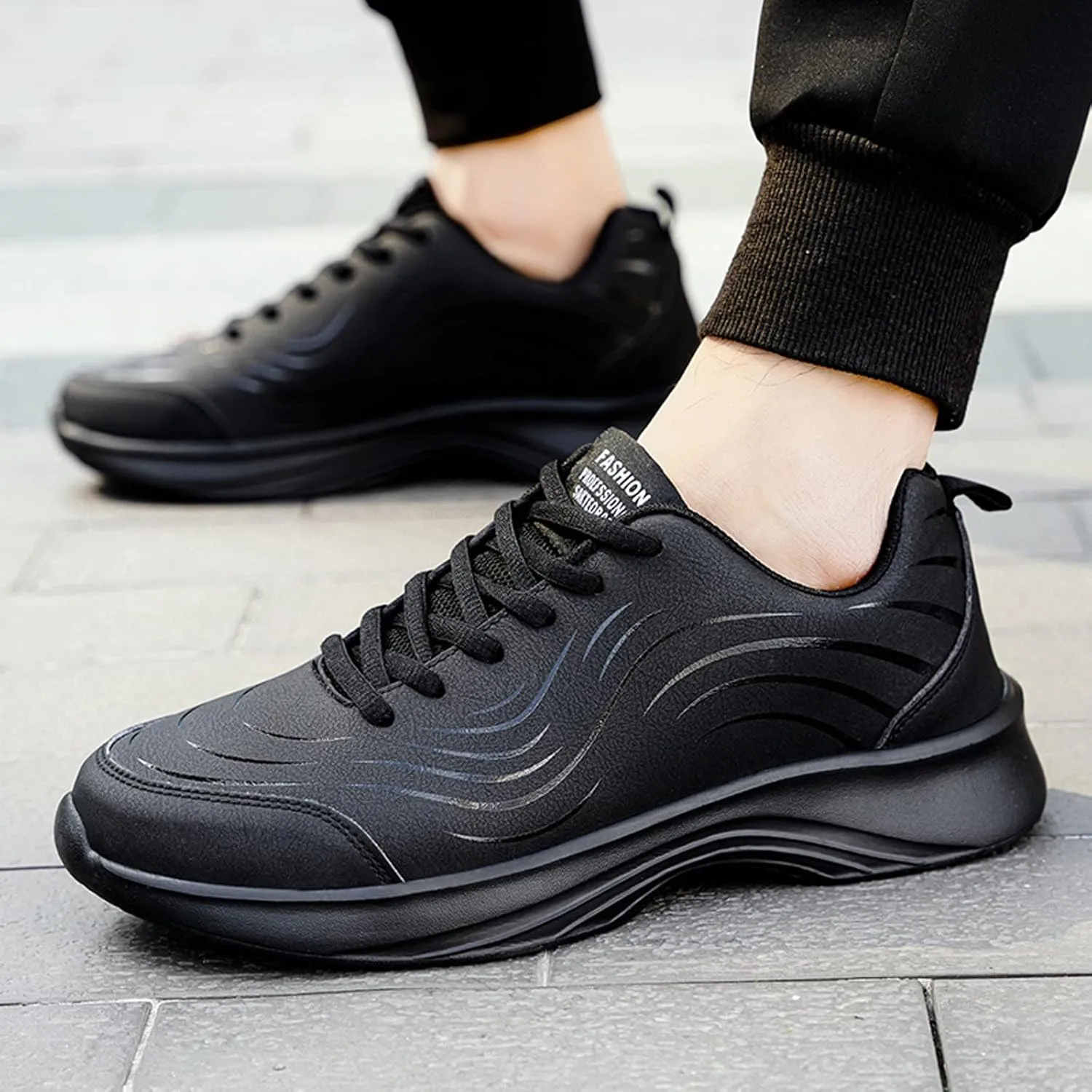 Men's Breathable Stretch Workout Shoes Comfortable Breathable Lightweight Tennis Shoe Comfortable Stretch Shoes