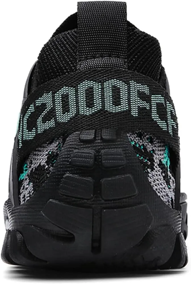 Men's Breathable Stretch Workout Shoes Lace Up Comfortable Light-Weight Shoe Breathable Diabetic Shoes for Men