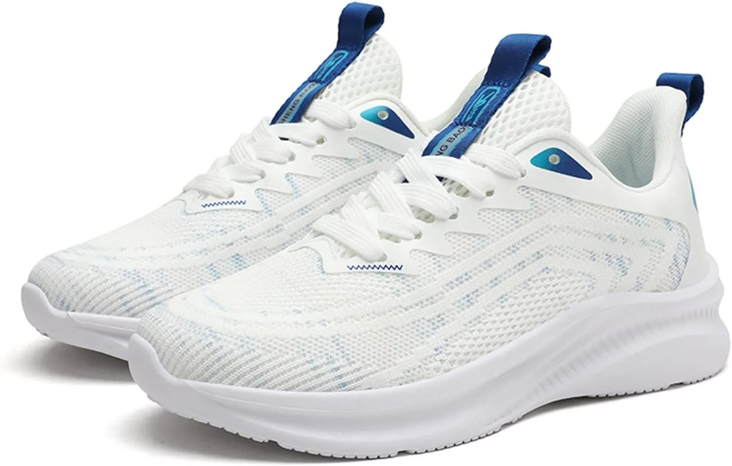 Men's Breathable Stretch Workout Shoes Lightweight Breathable Slip On Running Shoe Sport Jogging Walking Shoes