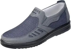 Men's Casual Dress Sneakers Fashion All Season Men Casual Shoes Flat Non Slip On Simple Design Solid Color Comfortable