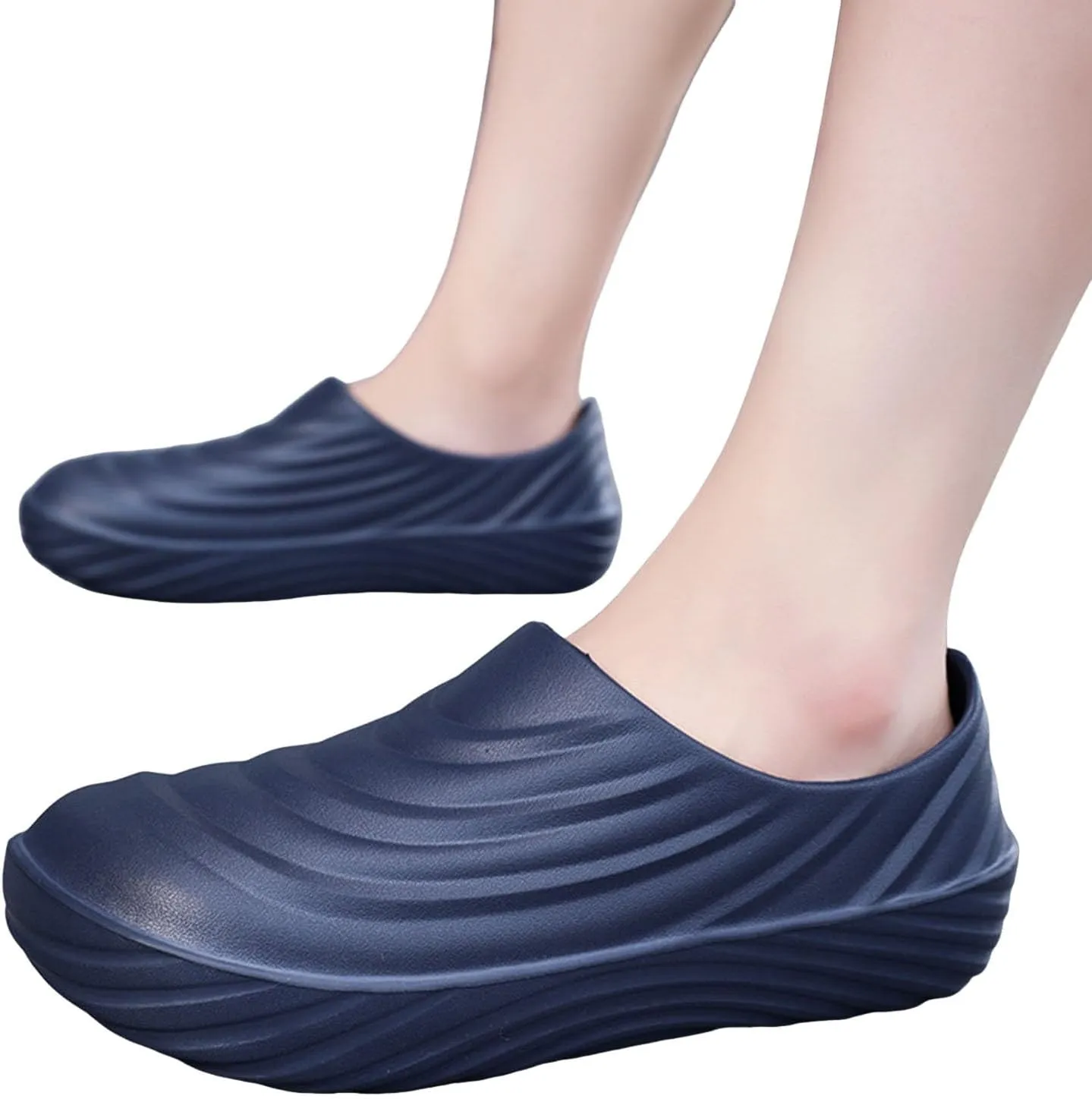 Men's Casual Dress Sneakers Men's and Work Shoes with Closure Toe Lightweight and Wear Solid Color Casual Shoes for