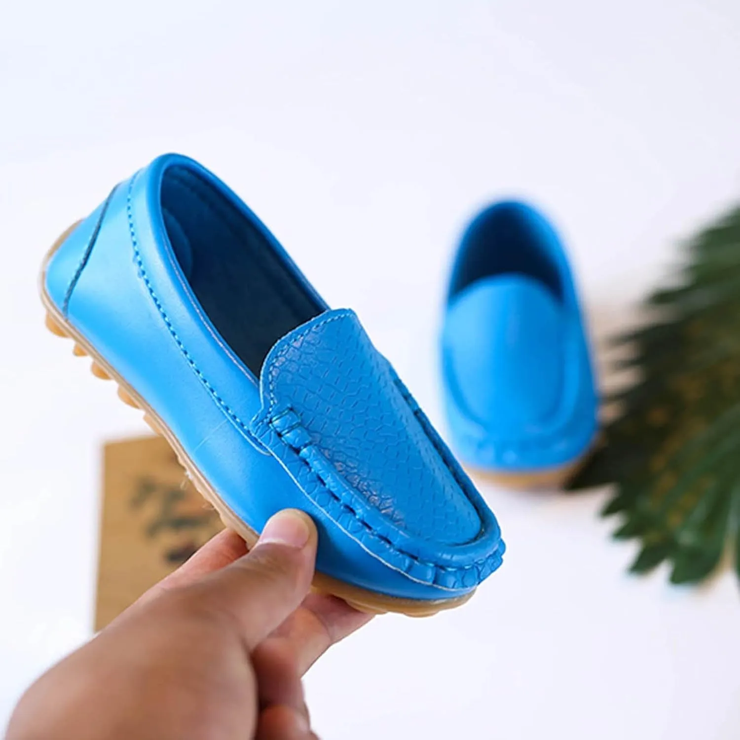 Men's Casual Dress Sneakers Toddler Little Kid Boys Girls Soft Slip On Loafers Dress Flat Shoes Boat Shoes Casual