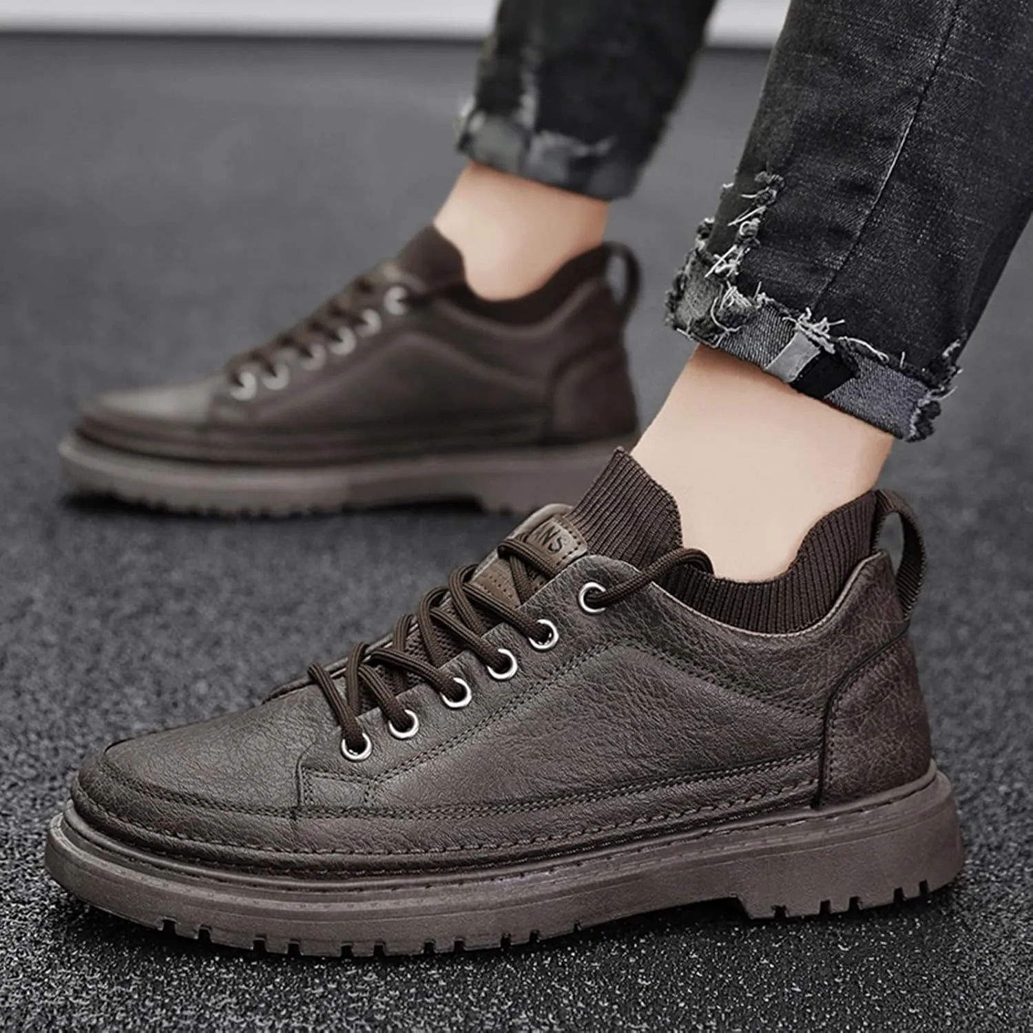 Men's Classic Casual Jogging Sneakers Breathable Mesh Comfortable Tennis Shoe Men's Sport Breathable Mesh Shoes
