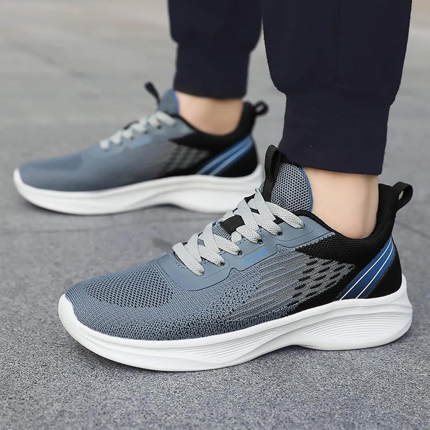 Men's Classic Casual Jogging Sneakers Comfortable Lightweight Casual Walking Shoe Lightweight Minimalist Shoes