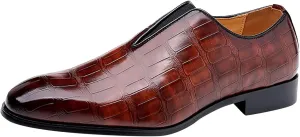 Mens Classic Dress Oxfords Shoes for Men Comfortable Formal Lace-Up Lightweight Walking Shoes