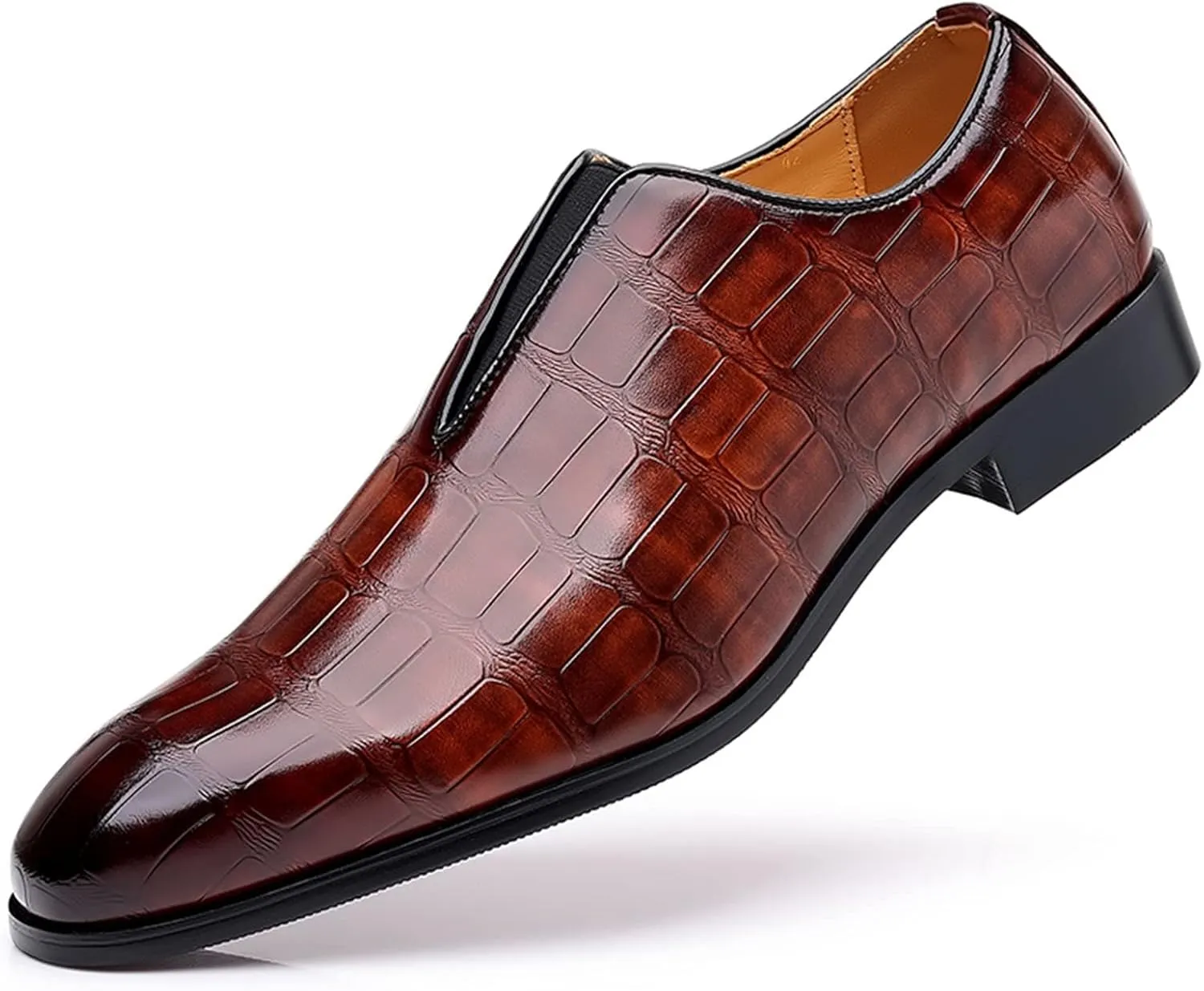 Mens Classic Dress Oxfords Shoes for Men Comfortable Formal Lace-Up Lightweight Walking Shoes